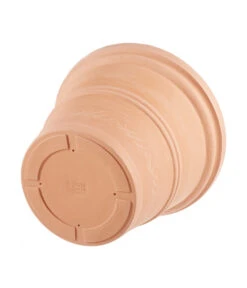 Vasar Kunststoff-Topf Doppio Bordo, Rund, Terrakotta -Gardena Store 1107614 BildD 001 UebertopfImprunetaDoppioBordoKunTopfImpruneta70Cm