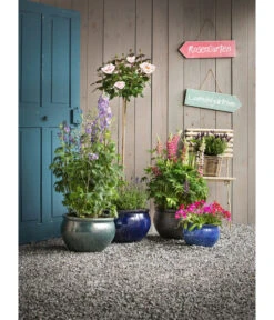 Dehner Keramik-Topf Bavaria, Bauchig -Gardena Store 1507698 WE MO 006 KeramikPflanztopfBavariaglasiert