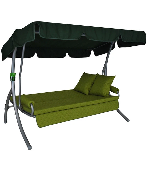 Angerer Hollywoodschaukel Trend Joy Apfelgrün, 3-Sitzer 4 Angerer Hollywoodschaukel Trend Joy Apfelgrün, 3-Sitzer – Bild 2