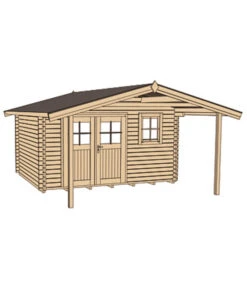 Weka Gartenhaus 136 Gr. 1 -Gardena Store 1808187 WE DE 002 BBH45MMKEMPTEN3V200GR1