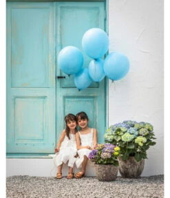 Dehner Keramik-Topf Rhodos, Rund, Blau-grün 10 Dehner Keramik-Topf Rhodos, Rund, Blau-grün -Gardena Store 20190523 WE MO 001 Hortensien Outdoor blau