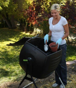 Lifetime Trommelkomposter 189 L, Ca. B77/H112/T75 Cm -Gardena Store 2024388 WE MO 004 TrommelkompostSchw186L