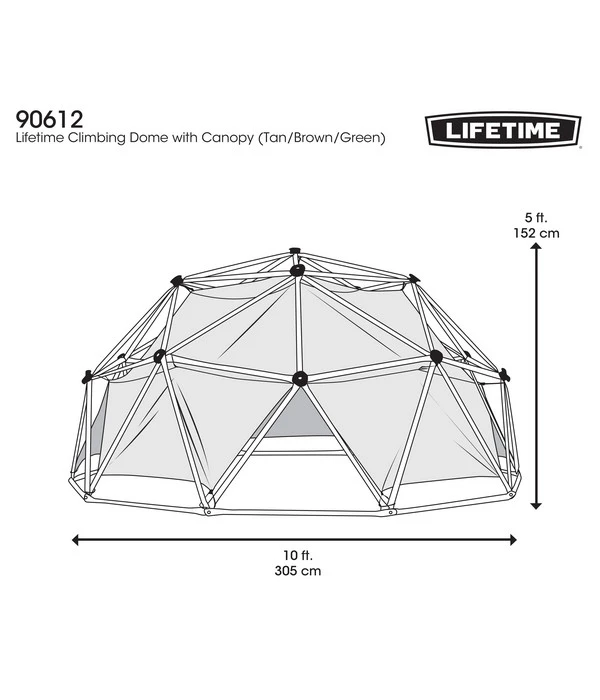 Lifetime Geodome Inkl. Zelt, Ca. Ø205/H152 Cm 13 Lifetime Geodome Inkl. Zelt, Ca. Ø205/H152 Cm – Bild 11