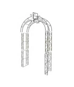 Dehner Metall-Rosenbogen Melina, Ca. B134/H244/T38 Cm 9 Dehner Metall-Rosenbogen Melina, Ca. B134/H244/T38 Cm -Gardena Store 2379675 WE DE 001 RosenbogenMelina