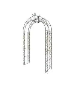 Dehner Metall-Rosenbogen Melina, Ca. B134/H244/T38 Cm