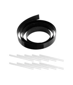 Bellissa Kunststoff-Formkante, Anthrazit, 500 X 7 Cm