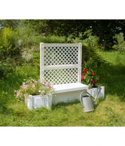 KHW Kunststoff-Gartenbank Kopenhagen -Gardena Store 2547511 WE MO 004 BankKopenhagenweiss