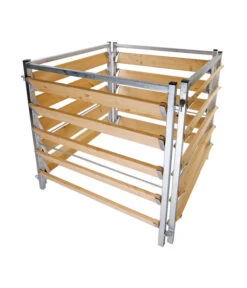 Bellissa Kompostersilo Metall/Holz, Ca. B100/H100/T100 Cm -Gardena Store 2744324 WE DE 004 BellissaKompostersiloMetallHolzKompostsiloMetallHolz