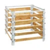 Bellissa Kompostersilo Metall/Holz, Ca. B100/H100/T100 Cm -Gardena Store 2744324 WE FS 001 BellissaKompostersiloMetallHolzKompostsiloMetallHolz