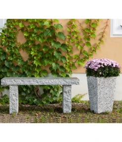 Dehner Granit-Gartenbank, 2-Sitzer -Gardena Store 2789402 WE MO 001 GranitGartenbank