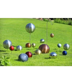 Edelstahlkugel, Poliert, Silber -Gardena Store 2826345 2826386 2826402 3229150 WE MO 005 DehnerEdelstahlkugelpoliertsilberGartenkugel