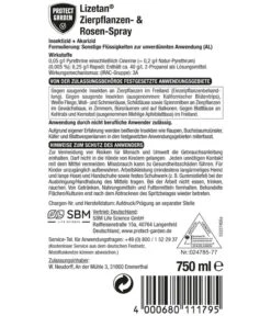PROTECT GARDEN Lizetan® Zierpflanzen-& Rosen-Spray, 750 Ml -Gardena Store 2942944 WE DE 001 ProtectGardenLizetanZierpflanzenRosenspray750ml