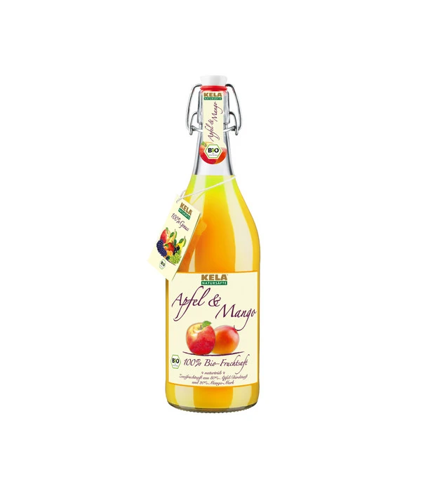 KELA Apfel & Mango 100 % Bio-Fruchtsaft, 1 L 3 KELA Apfel & Mango 100 % Bio-Fruchtsaft, 1 L