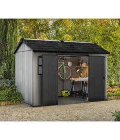 Keter Kunststoffgerätehaus Oakland 1175, Ca. B350/H253/T230 Cm -Gardena Store 3038056 WE MO 002 KeterGeraetehaus