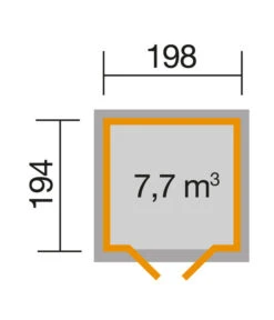 Weka Gartenhaus 321 7 Weka Gartenhaus 321 -Gardena Store 3393113 WE DE 001 WekaGartenhaus321Natur