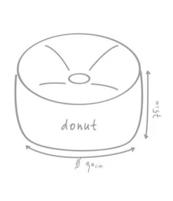 Outbag Outdoor-Sitzsack Donut Plus 7 Outbag Outdoor-Sitzsack Donut Plus -Gardena Store 3472917 WE DE 002 DonutPlusAnthrazit