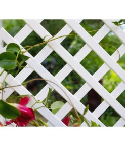 KHW Kunststoff-Pflanzkasten Mit Spalier, 43 X 43 X 140 Cm -Gardena Store 3913688 WE DE 006 KastenSpalier43weiss