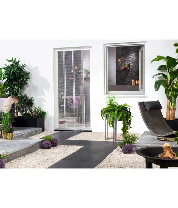 Hecht Lamellenvorhang Tür, Ca. B100/H220 Cm 3 Hecht Lamellenvorhang Tür, Ca. B100/H220 Cm