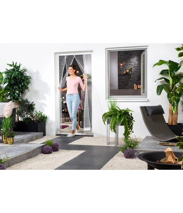 Hecht Lamellenvorhang Tür, Ca. B100/H220 Cm 4 Hecht Lamellenvorhang Tür, Ca. B100/H220 Cm – Bild 2