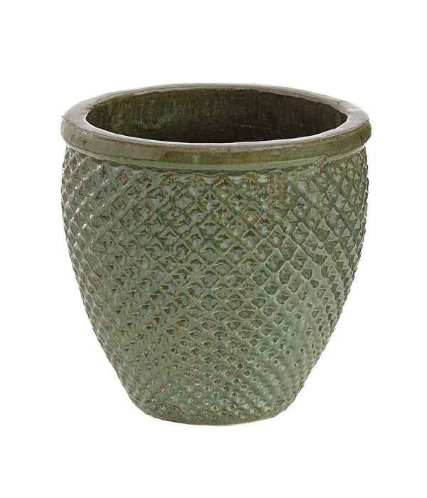 Dehner Keramik-Topf Jade, Rund 3 Dehner Keramik-Topf Jade, Rund