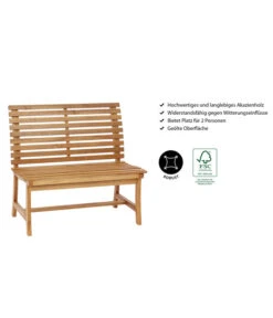 Dehner Akazienbank Paisley, 2-Sitzer -Gardena Store 4069167 WE IG 001 AkazienbankPaisley