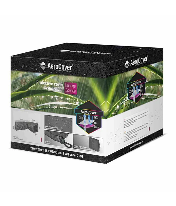 AeroCover Loungesethülle L-Form, 270 Rechts X210x85xH 65/90 Cm 5 AeroCover Loungesethülle L-Form, 270 Rechts X210x85xH 65/90 Cm – Bild 3