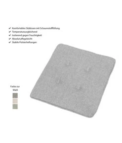 Dehner Balkonkissen Noah, Ca. B39/H3/T39 Cm -Gardena Store 4174199 WE IG 001 BalkonkissenNoahAnthrazit