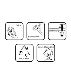 Farmet Kunststoff-Topf, Rund -Gardena Store 4177804 WE DE 005 WuerfelBo 43x43x43cmFLUORESZIEREND 2