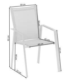 Dehner Stapelstuhl Nantes -Gardena Store 4209920 WE FS 001 SkizzeStapelstuhlNantes