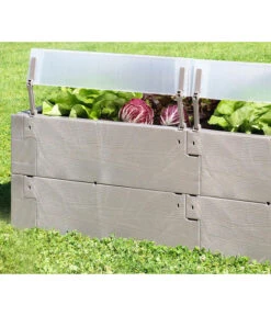 Juwel Hochbeet Timber Anzucht-Set 2in1, Ca. B130/H52/T60 Cm -Gardena Store 4268405 WE DE 001 HochbeetTimberKomplettSetMitThermohaubenNEU