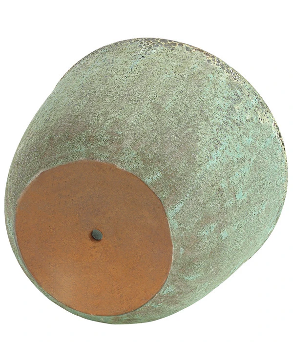 Dehner Keramik-Topf Rhodos, Rund, Blau-grün 8 Dehner Keramik-Topf Rhodos, Rund, Blau-grün – Bild 6