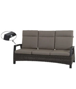 Siena Garden Bank Corido, 103 X 206 X 87 Cm -Gardena Store 4330429 WE DE 017 Sofacorido3ercharcoal