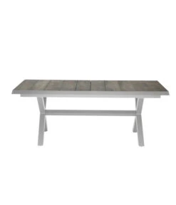 Siena Garden Ausziehtisch Sincro, Hellgrau, Ca. B200-260/H77/T100 Cm -Gardena Store 4331245 WE DE 003 Ausziehtischsincroweiss