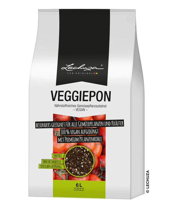 LECHUZA® VEGGIEPON Gemüsepflanzsubstrat 3 LECHUZA® VEGGIEPON Gemüsepflanzsubstrat