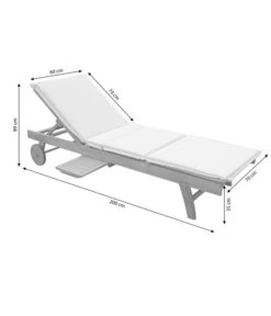 Dehner Rollliege Ravenna, Ca. B70/H89/T200 Cm 22 Dehner Rollliege Ravenna, Ca. B70/H89/T200 Cm -Gardena Store 4407086 WE BG 001 RollliegeRavenna