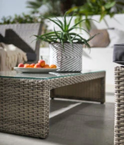 Dehner Geflecht-Lounge Rom, 4-teilig 33 Dehner Geflecht-Lounge Rom, 4-teilig -Gardena Store 4407334 WE DE 001 DehnerGeflechtLoungeRomNEU