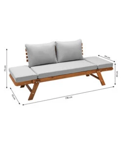 Dehner Holz-Sofa Macao -Gardena Store 4407383 WE BG 001 SofaMacaoNEU
