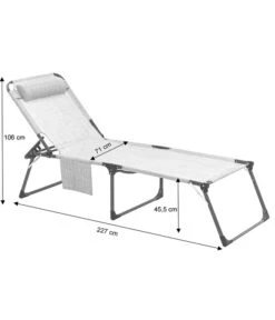 Dehner Gartenliege Mallorca, Ca. B71/H106/T227 Cm 30 Dehner Gartenliege Mallorca, Ca. B71/H106/T227 Cm -Gardena Store 4498341 4418174 4498101 4498176 WE FS 002 LiegeMallorcaSkizze