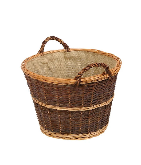 Dehner Weidenkorb Mit Juteeinlage, Rund, Ca. Ø50 Cm 3 Dehner Weidenkorb Mit Juteeinlage, Rund, Ca. Ø50 Cm