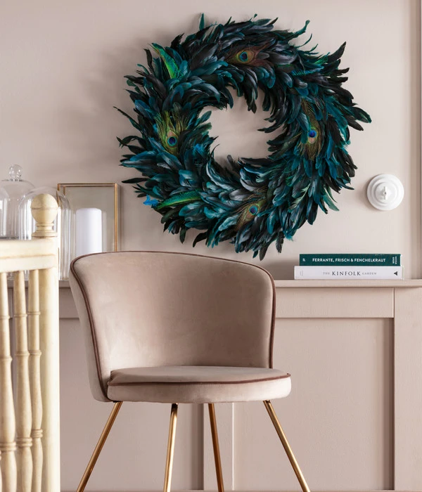 Dehner Kranz Peacock, Ca. Ø65 Cm 4 Dehner Kranz Peacock, Ca. Ø65 Cm – Bild 2