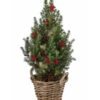 Geschmückter Weihnachtsbaum Kubu, Ca. H50 Cm -Gardena Store 6362404 WE FS 001 WeihnachtsbaumKorbKubu25cm
