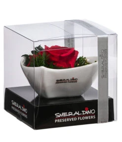 Dehner Herzschale Mit Longlife-Rose Lena, Ca. B12/H8 Cm -Gardena Store 6380901 WE FS 003 LLHerzLenaROT