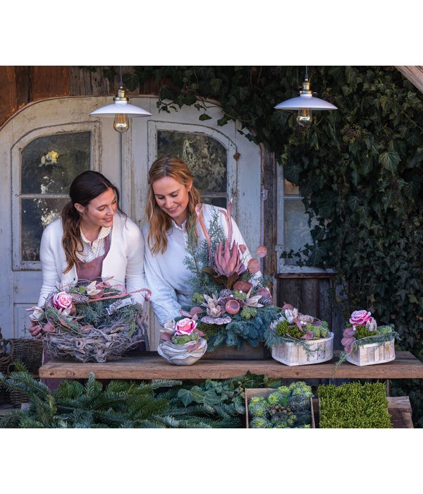 Grabgesteck Im Himmel, Rund, Ca. Ø20/H20 Cm 5 Grabgesteck Im Himmel, Rund, Ca. Ø20/H20 Cm – Bild 3