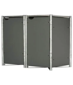 Hide Mülltonnenbox 240 L Aluminium, Ca. B139,4/H115,2/T80,7 Cm