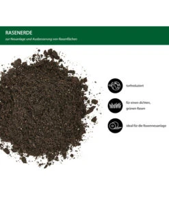 Dehner Rasenerde, 45 X 40 Liter -Gardena Store 6632814 WE IG 001 DehnerRasenerde40l