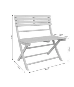 Dehner Klappbank Stavanger, 2-Sitzer -Gardena Store 6666473 WE BG 001 KlappbankStavanger