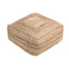 Dehner Pouf Lotta, Ca B50/H20/T50 Cm -Gardena Store 6667869 WE FS 001 PoufLottaJute50x50cm