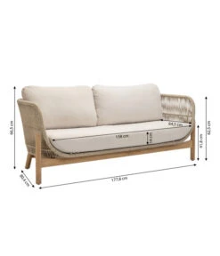 Dehner Sofa Portofino, 2-Sitzer 17 Dehner Sofa Portofino, 2-Sitzer -Gardena Store 6667901 WE BG 001 DehnerSofaPortofino