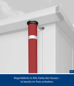 Hörmann Berry-Gerätehaus Classic-P Typ 1, Ca. B247,9/H228,6/T153 Cm 18 Hörmann Berry-Gerätehaus Classic-P Typ 1, Ca. B247,9/H228,6/T153 Cm -Gardena Store 6668834 WE DE 003 HoermannMetallgeraetehaus