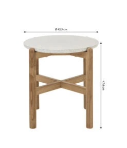 Dehner Tisch Portofino, Ca. Ø45,5/H47,8 Cm -Gardena Store 6670699 WE BG 001 DehnerTischPortofinoKlein